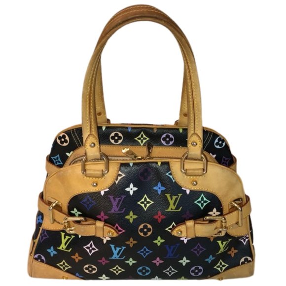 Louis Vuitton Multicolore Claudia Purse - Takashi Murakami X Black Monog… - Picture 1 of 15